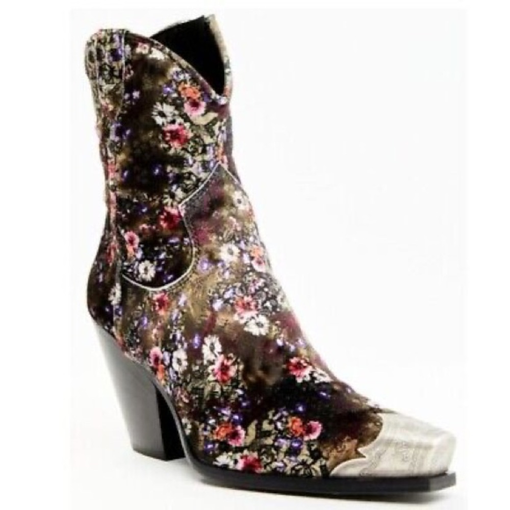 Free People Brayden Floral Print Western Boots